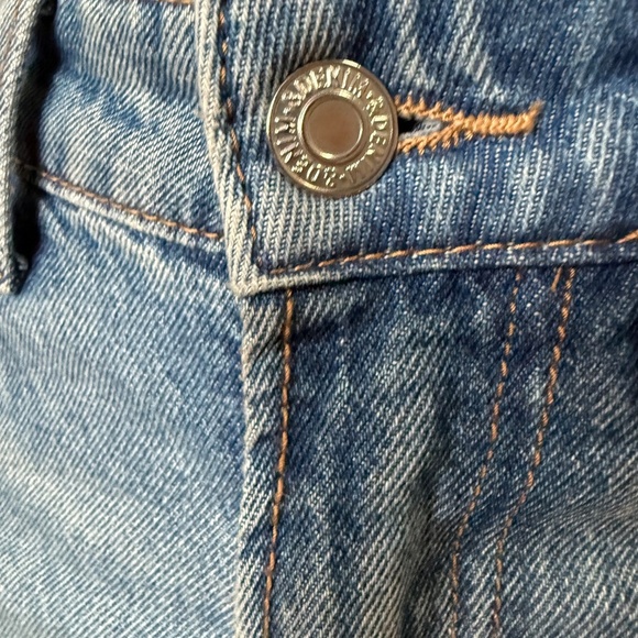 preowned,&DENIM girls'  blue jeans, size 0 - Picture 2 of 3